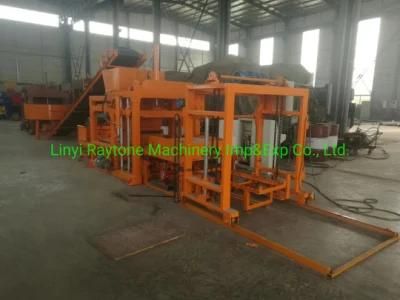 Qt4-25 Semi Automatic Porous Hollow Solid Brick Moulding Machine