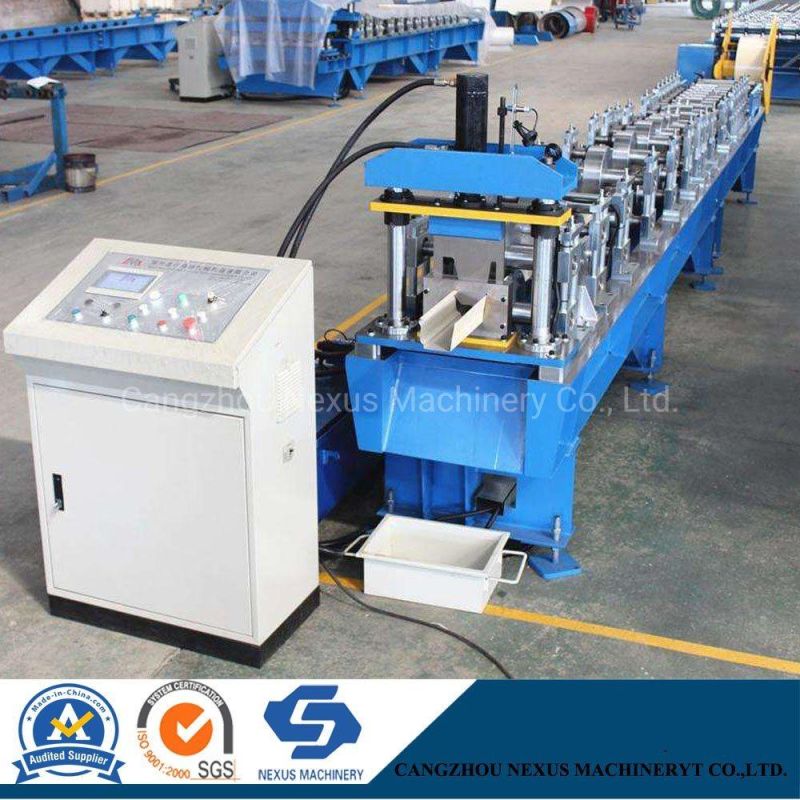 G250MPa Portable Gutter Roll Forming Machine for Customized Gutter 0.3-0.7mm Thickness