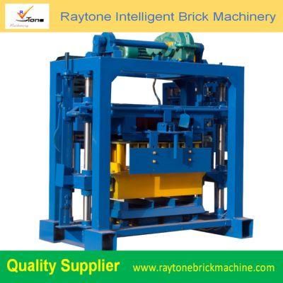 Qt4-40 Manual Concrete Hollow Brick Block Making Machine Price