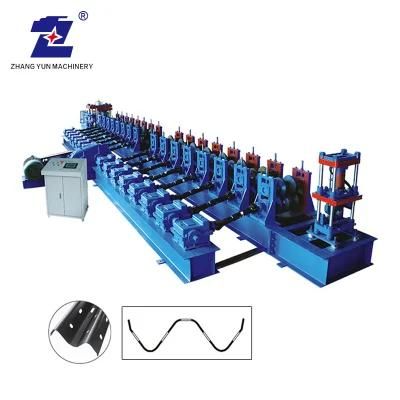 Hydralic Highway Highspeed Guardrail Profiles Plate Cold Roll/Rolling Forming/Making Machinery