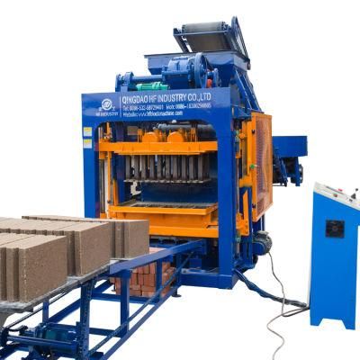 Qt4-25 Cinder Fly Ash Soil Clay Compressed Earth Mud Concrete Cement Paving Interlock Bricks Block Making Machine Low Price