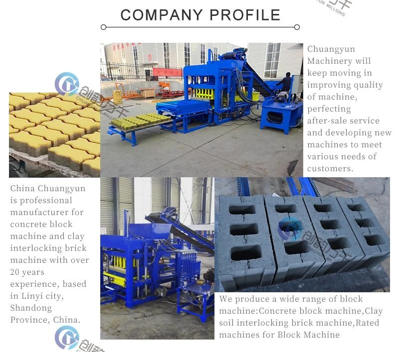 Qt4-20 Hydraulic Semi-Automatic Concrete Hollow Block Machines