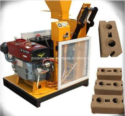 Hr1-25 Low Cost Clay Soil Brick Machine Small Construction Machine