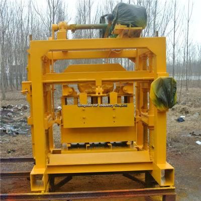 Qt4-40 Mobile Brick Making Machine Ice Block Machine in Togo