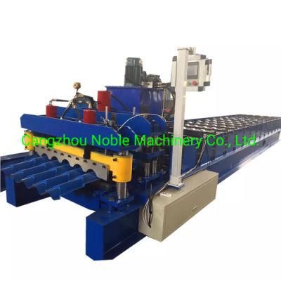 Bamboo Style Cold Glazed Tile Roof Sheet Panel Making Roll Forming Machine