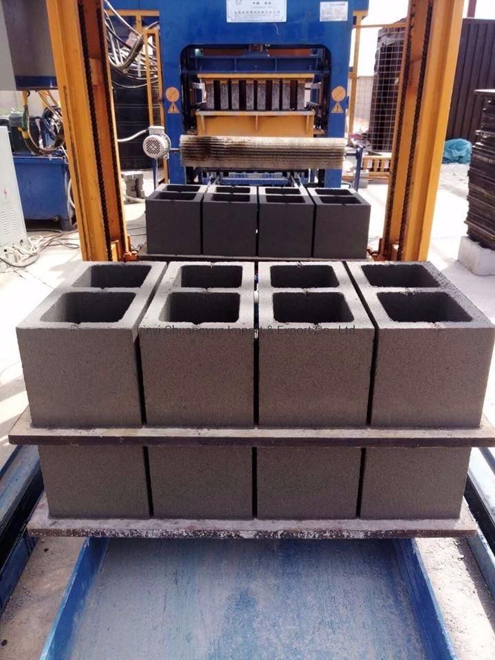 Qt4-15 Automatic Cement Block Making Machine Paver Hourdis Brick Machine