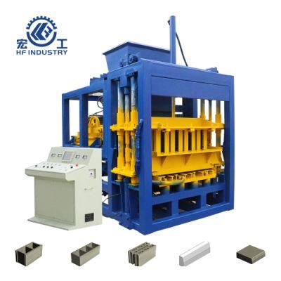 Building Blocks Construction Qt4-16 Small Automatic Concrete Interlocking Brick Block Making Machine