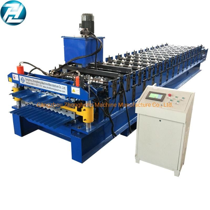 Automatic Color Steel Roll Forming Machine Ibr Profile Roofing Tile Making Machinery Price