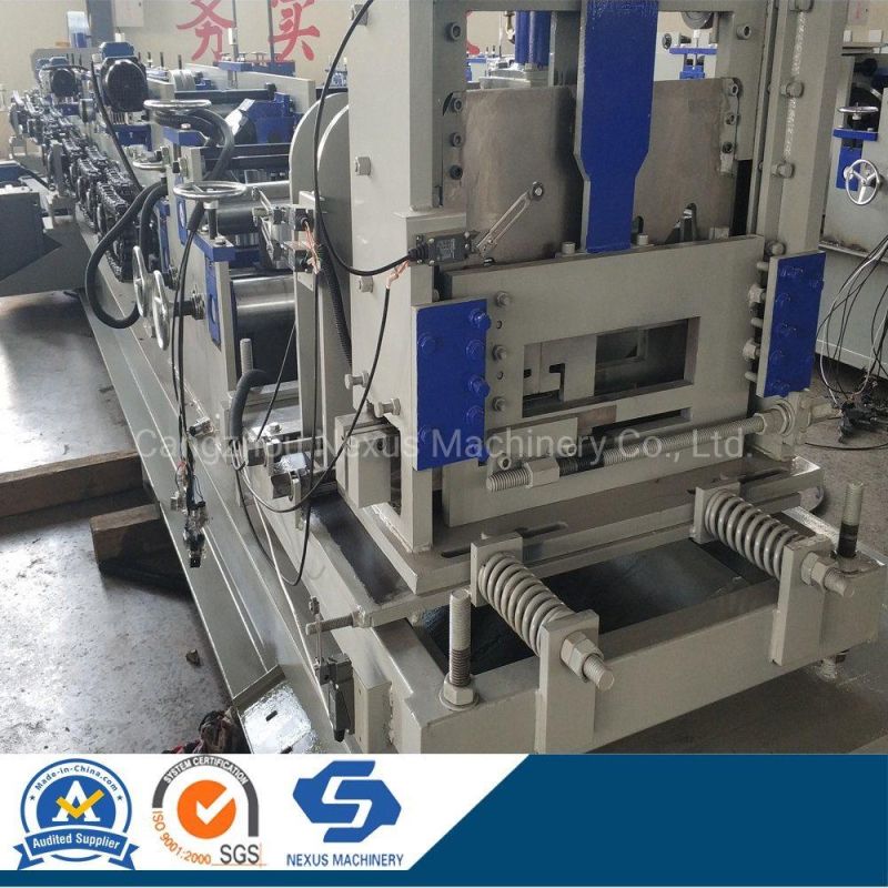 Automatic Metal C U Purlin Cold Roll Gorming Machine Steel Channel Z Purline Making Machine