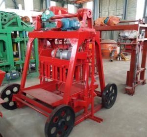 Construction Machine Mobile Concrete Block Making Machine Qmy4-45