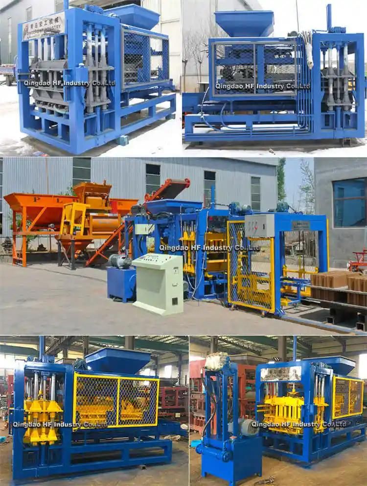 Qt6-15 Hollow Block Machine Brick Making Machinery