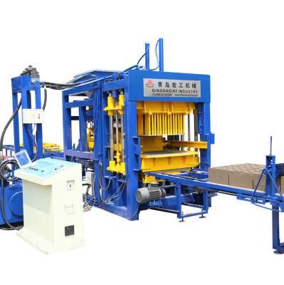 Qt8-15 Automatic Hydraulic Concrete Cement Curbstone Paving Solid Interlocking Hollow Brick Block Making Machine for Sale