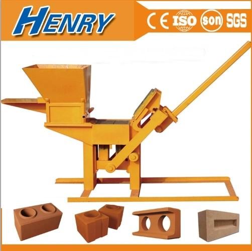 Hr1-30 Manual Clay Cement Brick Making Machine