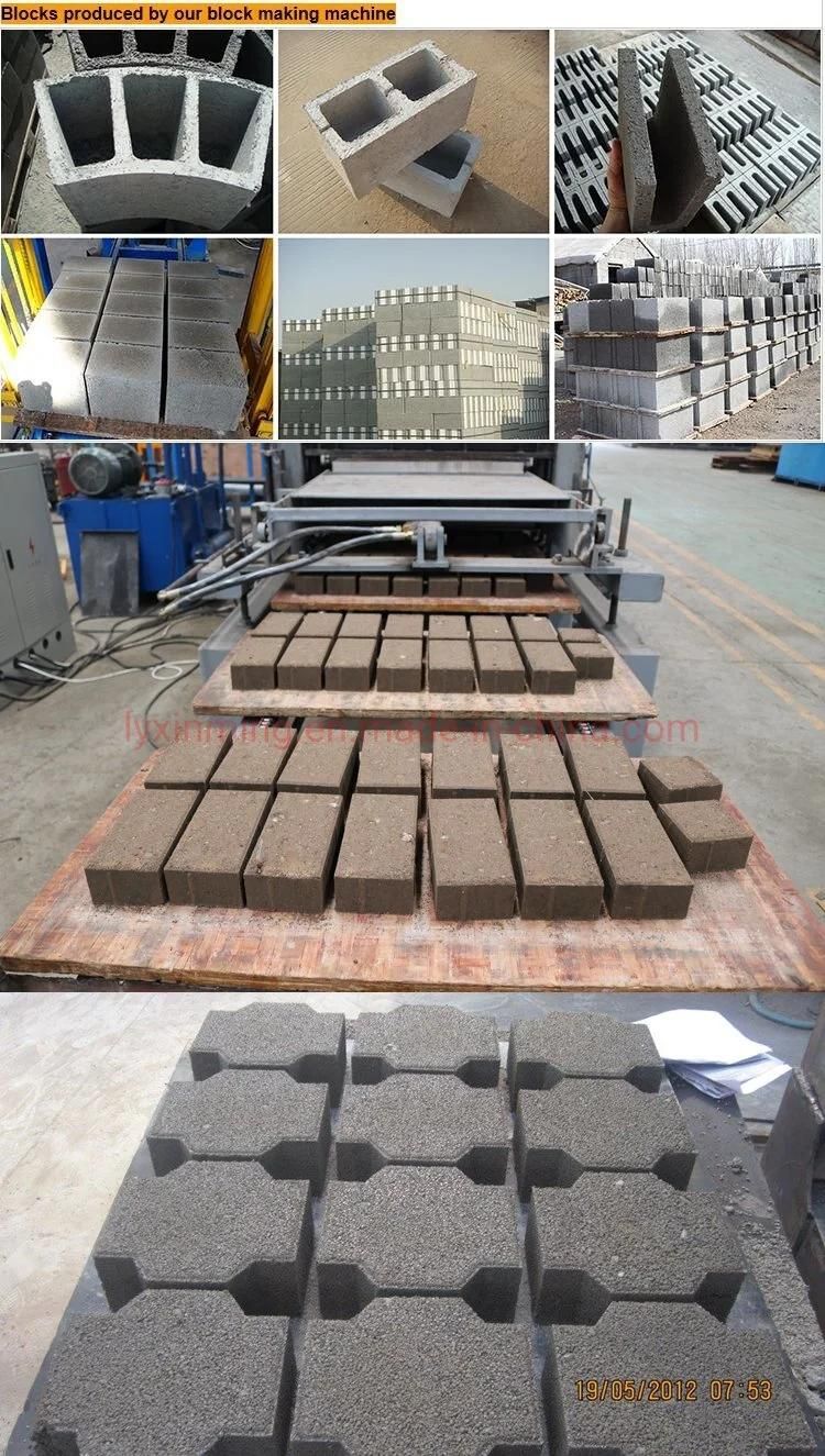 Full Automatic Qt4-18 Concrete Cement Hollow Solid Interlocking Brick Making Machine with Hydraulic System
