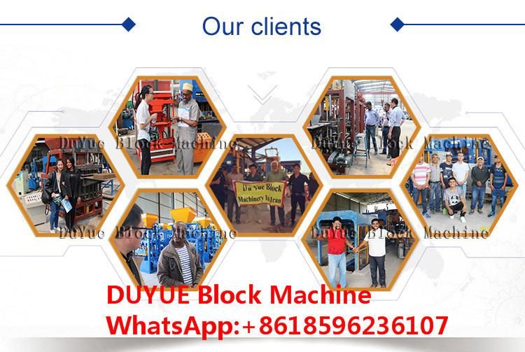 Duyue Qt4-25 Automatic Cement Sand Concrete Block/Brick Making Machine Construction Machinery