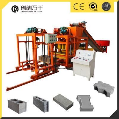 Qtj4-25 Cement Block Machine Automatic Cement Brick Block Making Machine