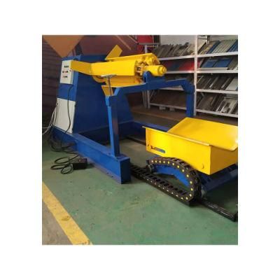 Hydraulic Decoiler with Coil Car Full-Automatic Metal Sheets Decoiler