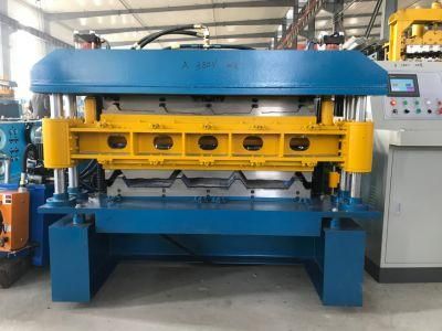 Direct Factory Roofing Sheet Making Different Color Metal Steel Products Roof Tile Cold Roll Forming Making Machine with High Speed