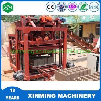 Fully Automatic Qt4-25 Curved Block Forming Machine for Construction Equipment