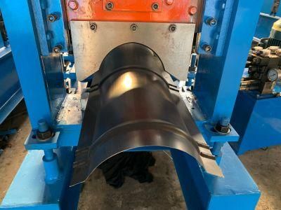 Color Steel Galvanized Roofing Roof Wall Ridge Cap Tile Roll Forming Making Machine