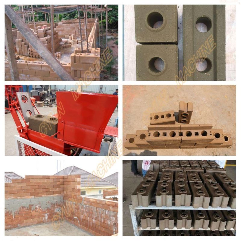 Cy2-25 Diesel Semi Automatic Small and Medium Clay Brick and Block Making Machine Price