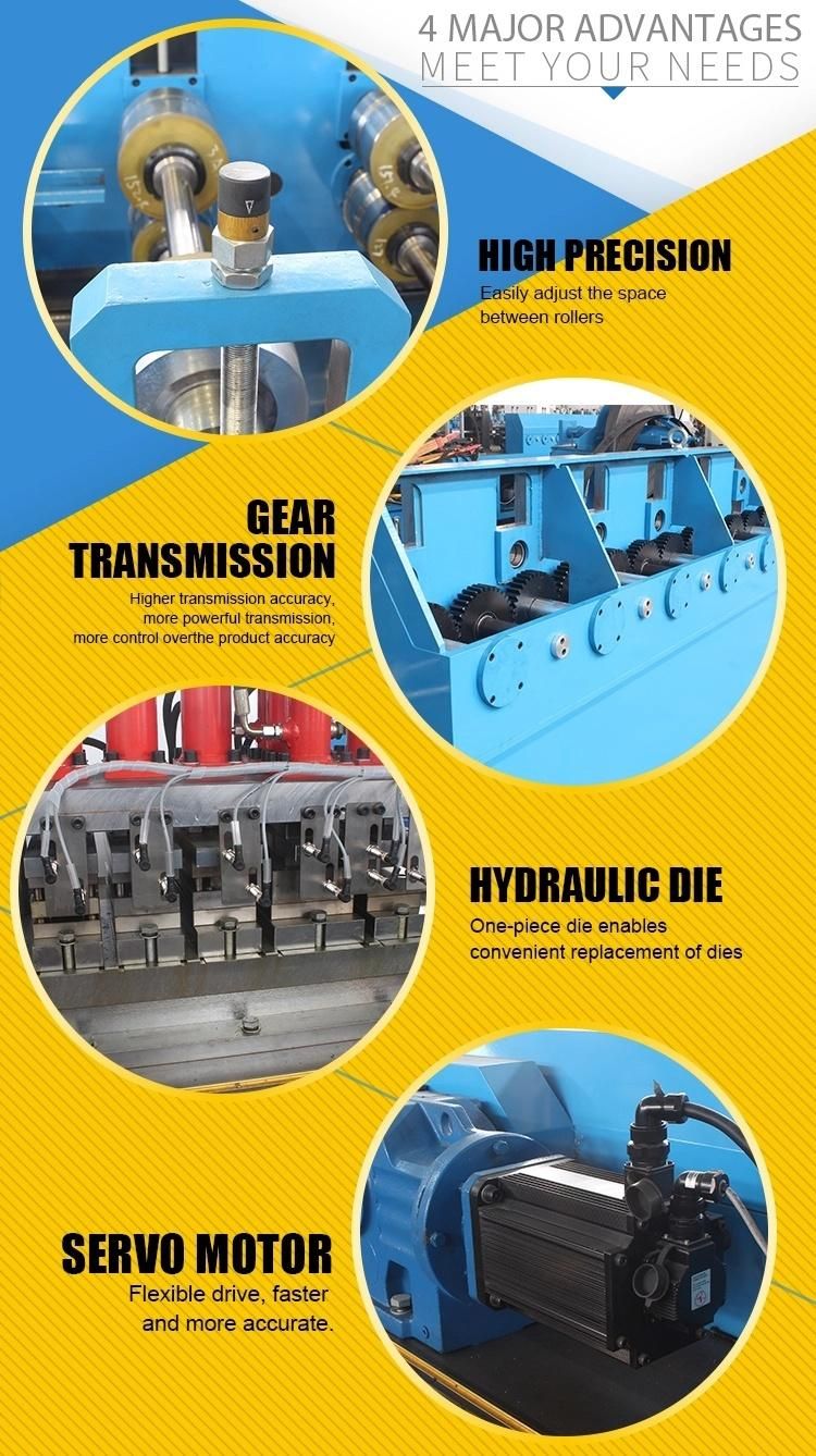 Galvanized Steel C Z U Channel Purlin Roll Forming Machine for Building Material