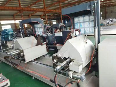 Ljz2-500X4200 Double-Head Saw CNC Cutting Machine for Aluminum Material for Cutting of Plastic Profiles with Gas-Liquid Damping Cylinder