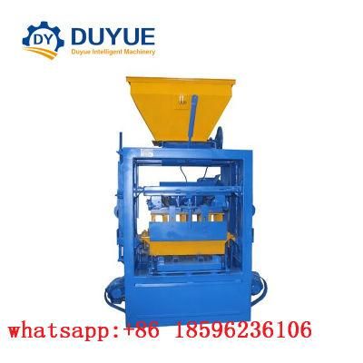 High Quality Qt4-24 Semi Automatic Concrete Block Making Machine in Africa