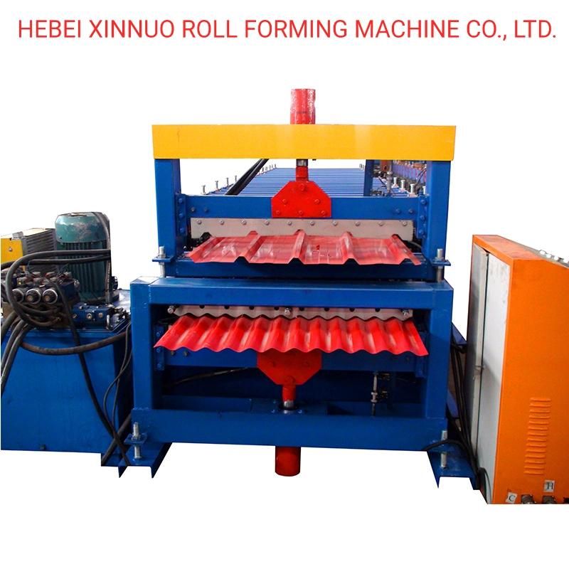 PCB Milling Machines Double Layer Zink Corrugation Sheet Rolling Forming Machine