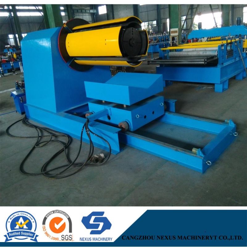 5t/8t/10t Metal Coils Hydraulic Uncoiler with Loading Car for Slitting Line Roll Forming Machine