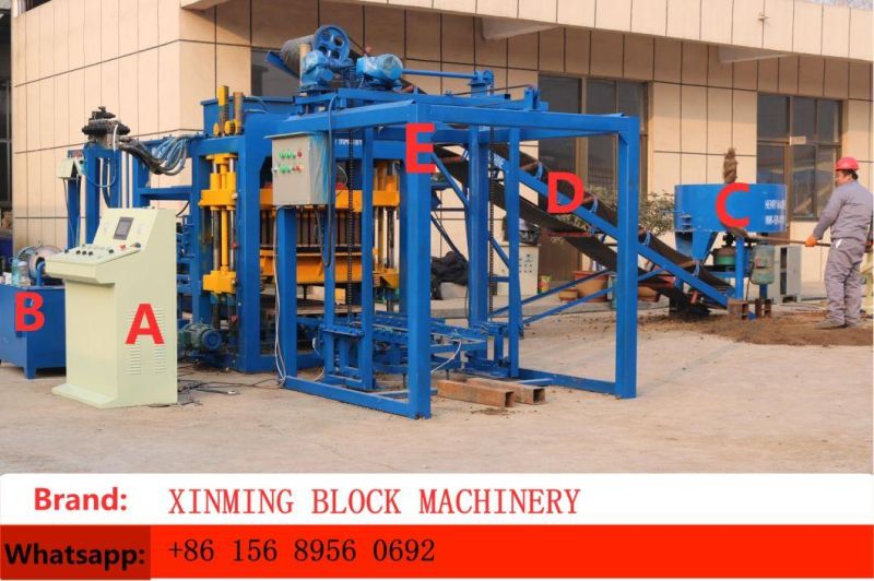 Cheap Block Making Machine Qt4-18 Can Make Hollow Brick, Pavement Brick, Solid Brick, Cement Brick etc.