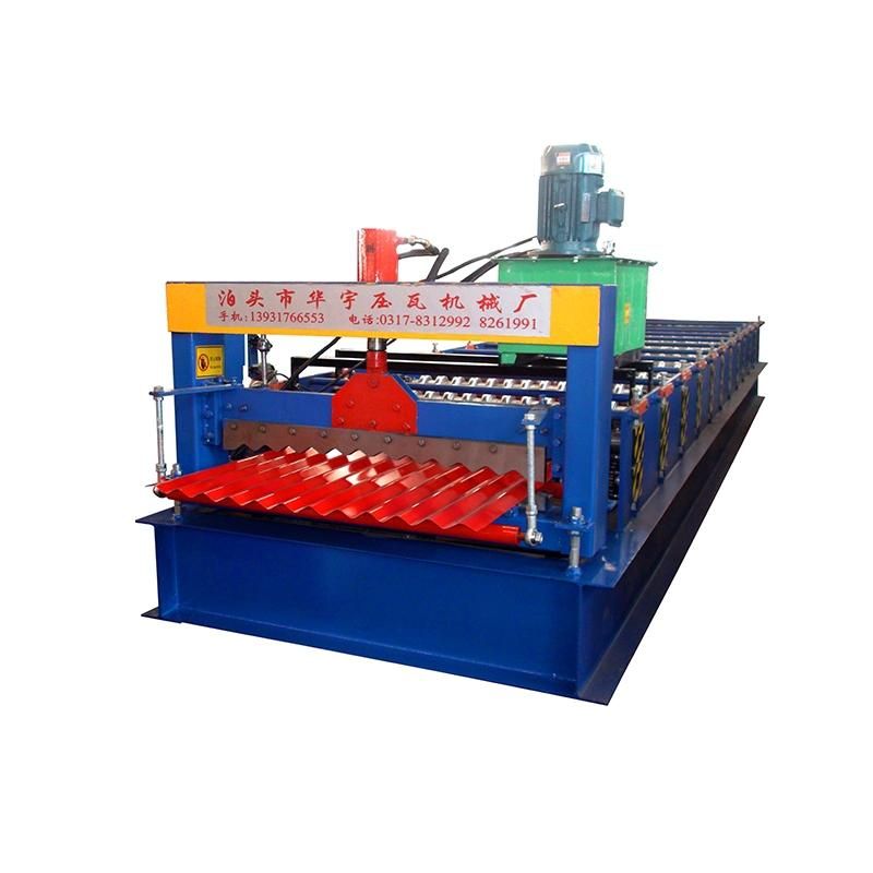 Corrugated Sheet Metal Roofing Roll Forming Machine