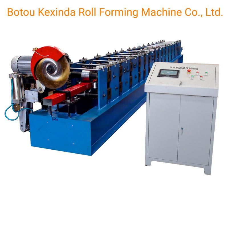 Full Automatic Rain Gutter Water Downpipe Rainspout Metal Roll Forming Machine
