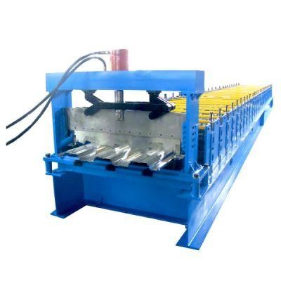 Automatic Bearing Tile Panel Floor Deck Roll Forming Machine for Making Flooring Decking Plate Easy Operation