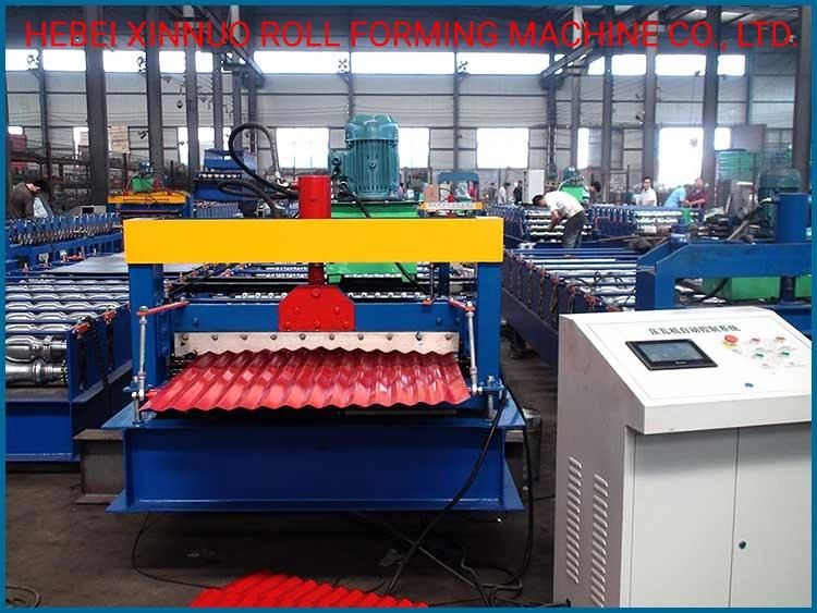 Popular Type Galvanized Steel Roof Tile Cold Roll Forming Machine Roll Former Corrugated Iron Sheet Roll Former
