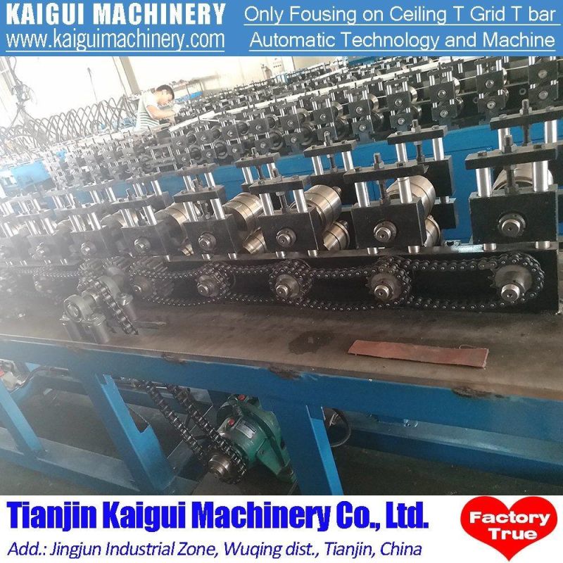 T Bar & T Grid Roll Forming Machine for Top Quality Ceiling Black Line T Grid Main Tee Cross Tee and Wall Angle