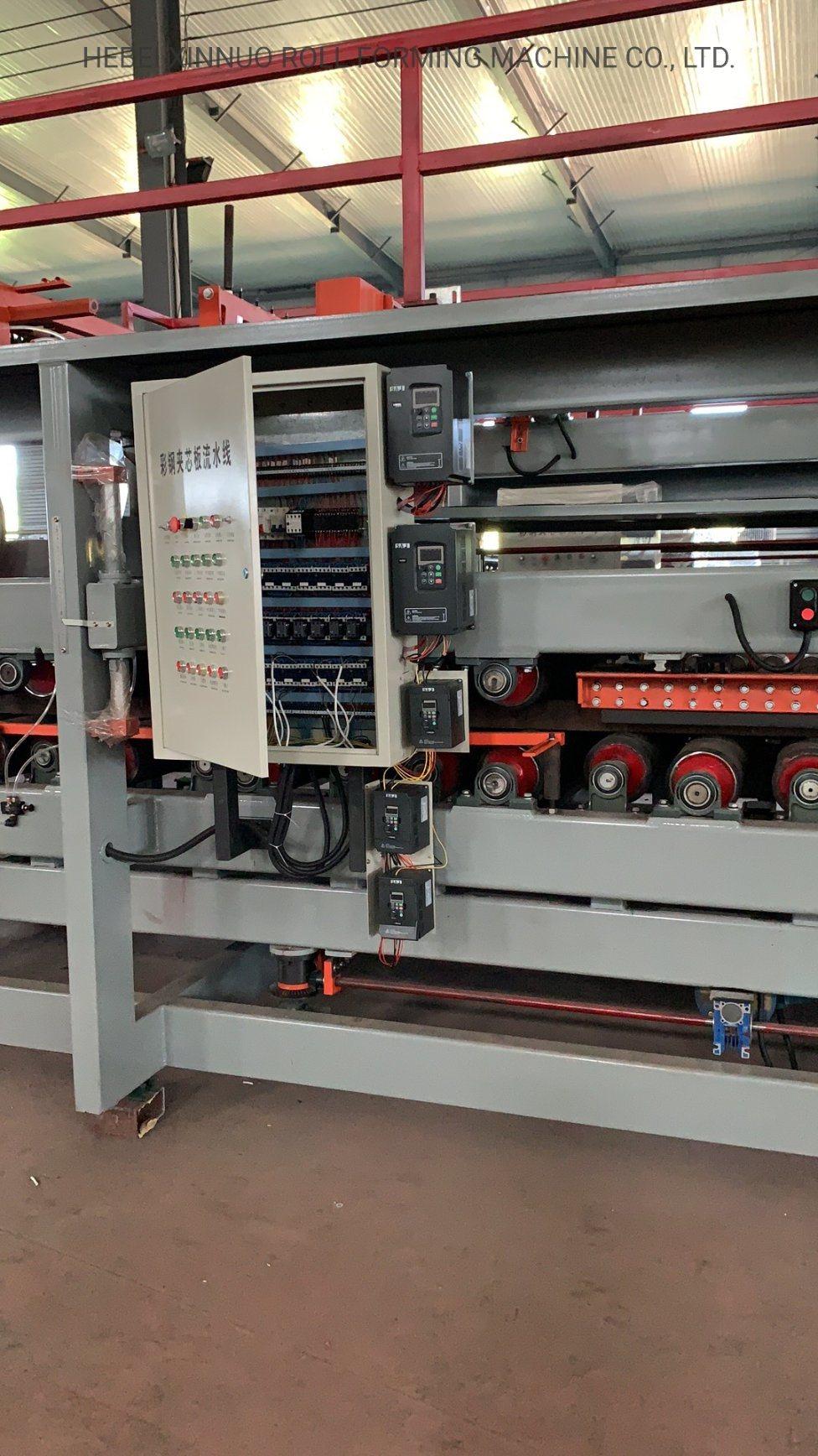 6m/Min Automatic Hydraulic Press Machine for EPS Rockwool Sandwich Panel Machine Production Line