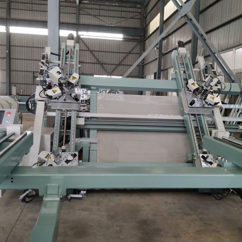 Automatic Vertical PVC Plastic Window Four Corner Welding Machine