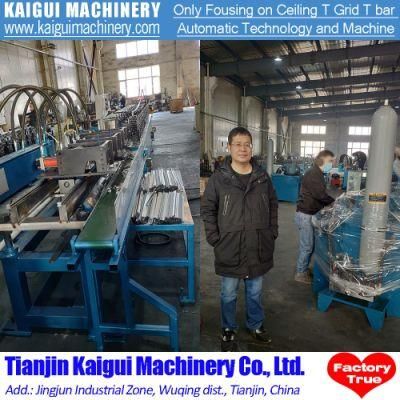Galvanized Steel Ceiling T Grids Automatic Roll Forming Machine