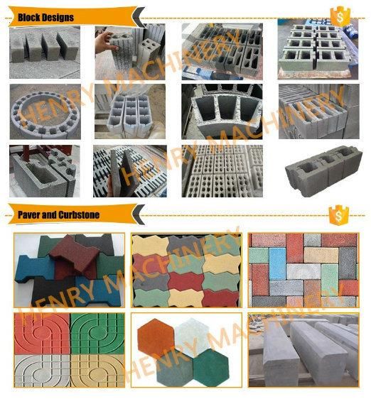 Qt4-20 Hydraulic Concrete Hollow Block Cabro Brick Block Making Machine for Sale in Philippines