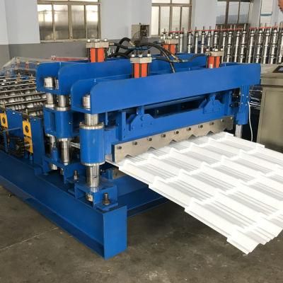 Single Layer Hydraulic Circular Arc Glazed Tiles Roofing Panel Sheet Making Machinery Metal Cold Roll Forming Machine