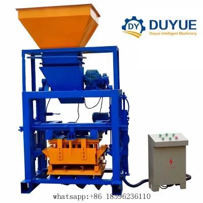 Qt40-1 Simple Paver Making Machine in Africa