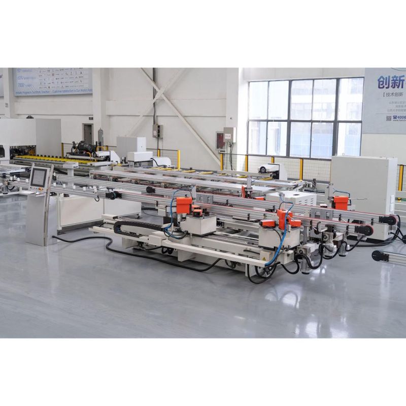 Automatic Four-Head Corner Combining Production Line Window Fabrication Machine