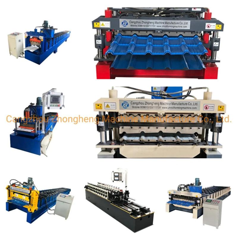 Hydraulic Cutting Steel Profile Ibr Roof Panel Sheet Roll Forming Machine