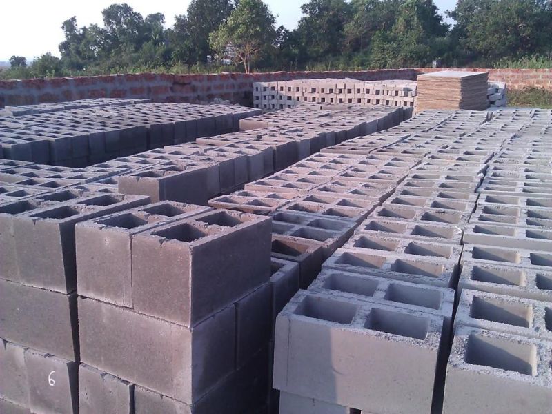 Qt4-35 Manual Hollow Solid Concrete Brick Making Machine Price
