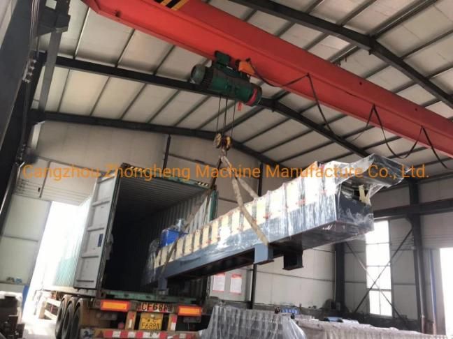 Step Roofing Ridge Roll Forming Machine Colored Steel Tile 0.3-0.8mm Rolling Thickness 0-4 M/Min Auto/Manual