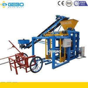 Qt4-24 Concrete Hollow Block Brick Production Machine