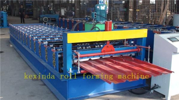 1000 Horizontal Pbr Panel Roll Forming Machine Parking Tiles Making Machinery Manually