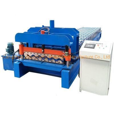 Mexico Used Colored Steel Sheet Step Tile Glazed Roof Roll Forming Machine Supplier