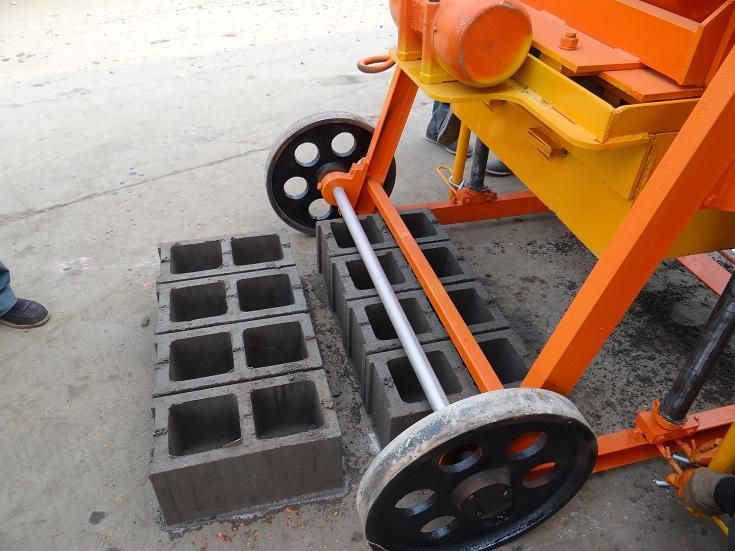 Qmy4-45 Professional Movable Concrete Hollow Block Machine Price